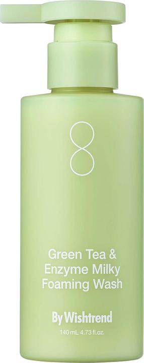 Wishtrend By Green Tea And Enzyme Milky Foaming Wash - 140ml (Schaum, 140 ml)
