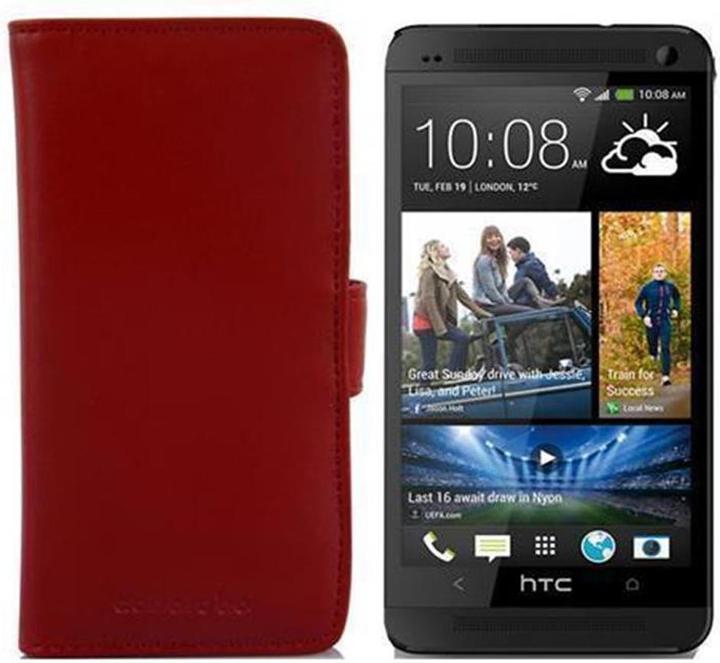Actual product image Cadorabo Case Book Glatt (HTC One M7)