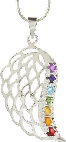 Berk Engelsflügel Chakra Anhänger (925 Silber)