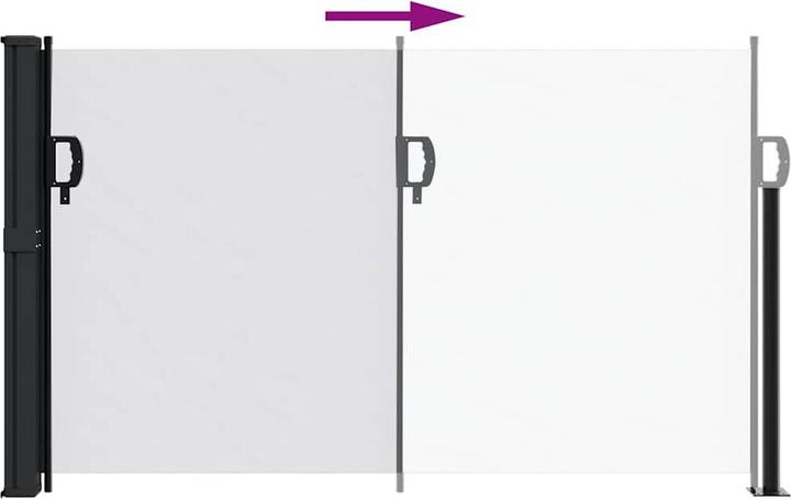Actual product image VidaXL Extendable side awning (1.17 m)