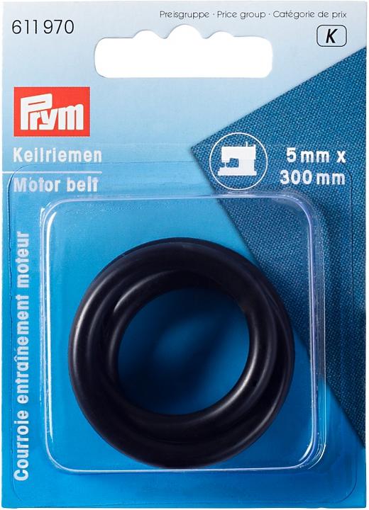 Produktbild Prym Keilriemen für Nähmaschinen 5 mm x 300 mm, Karte 1 Stk.