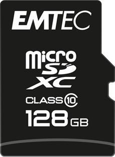 Emtec mSD 128GB Class10 Classic (128 GB, microSDXC, U3)