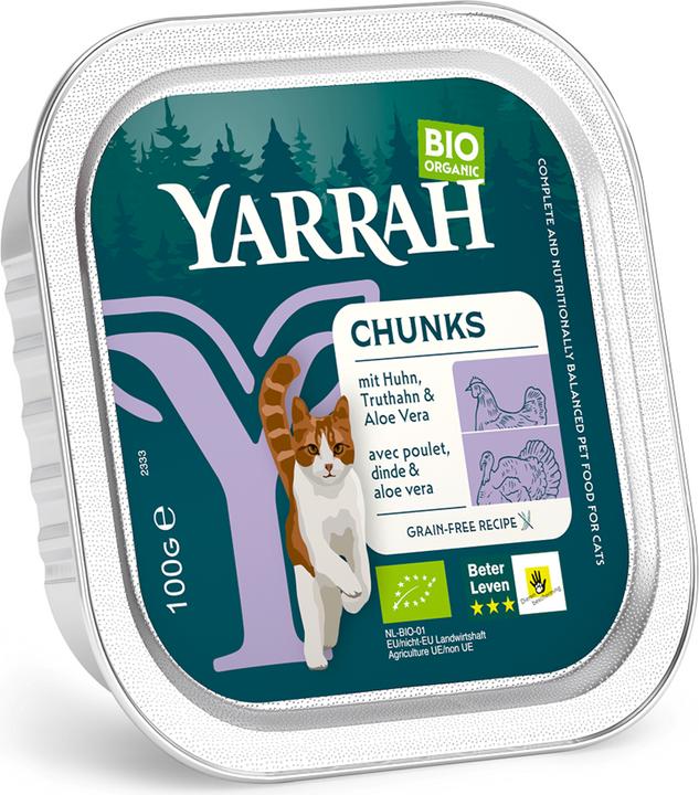 Yarrah BIO Nassfutter Huhn & Truthahn (Junior, Adult, Senior, 1 Stk., 100 g)
