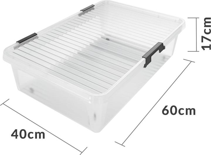 Image du produit Deuba Boîte de rangement (60 x 40 x 35 cm, 24 l)