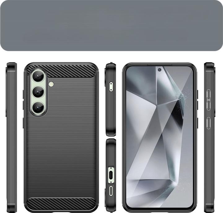 Produktbild Cover-Discount FE - Metall Carbon Look Hülle (Samsung Galaxy S24 FE)