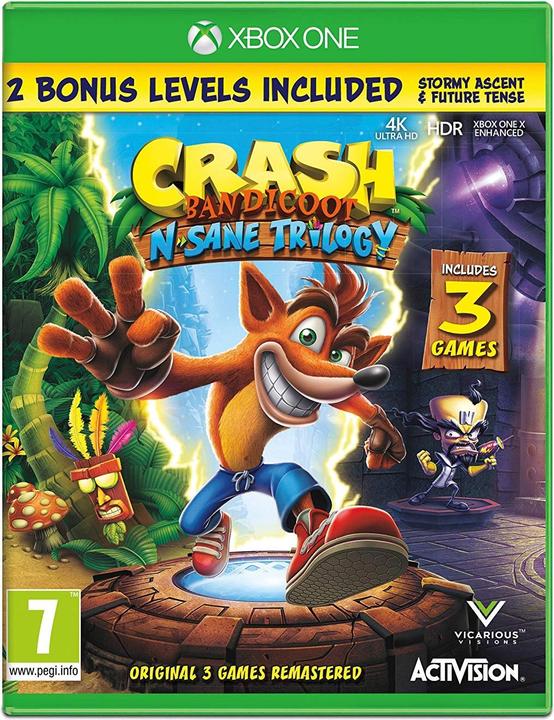 Produktbild Activision Microsoft Crash Bandicoot N. Sane Trilogy, Xbox One (Xbox One S, EN)