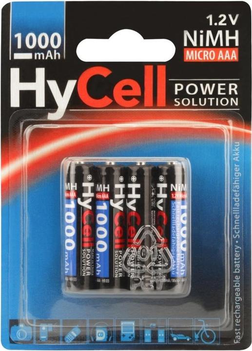 Image du produit HyCell Pile Micro AAA (4 pcs, AAA, 800 mAh)