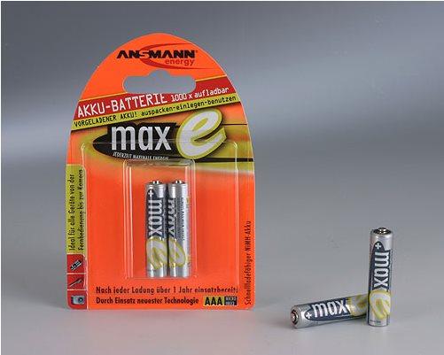 Produktbild Ansmann maxE (2 Stk., AAA, 800 mAh)
