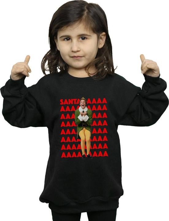 Immagine prodotto Elf Buddy Santa Scream Felpa Ragazze (152, 158)