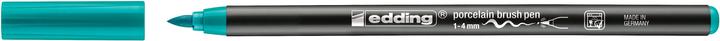 Produktbild Edding Porzellanmalstift Brushpen (Türkis, 4 mm, 1 x)