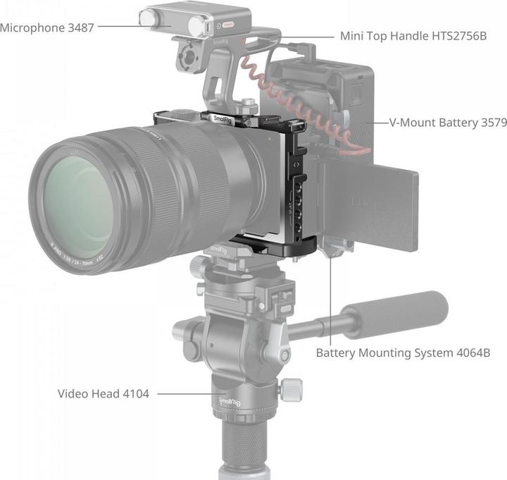 Actual product image SmallRig Cage for Panasonic LUMIX S9, detail colour: black (Cage)