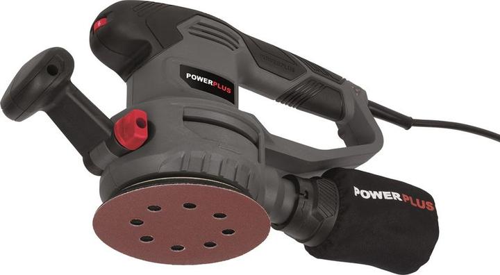 Actual product image Powerplus Random Orbit Sander 450W Ø 125mm - 5 Acc. (Sander, 450 W)