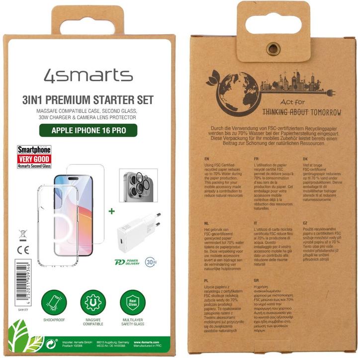 Image du produit 4smarts Kit de démarrage 3 en 1 (Apple iPhone 16 Pro)