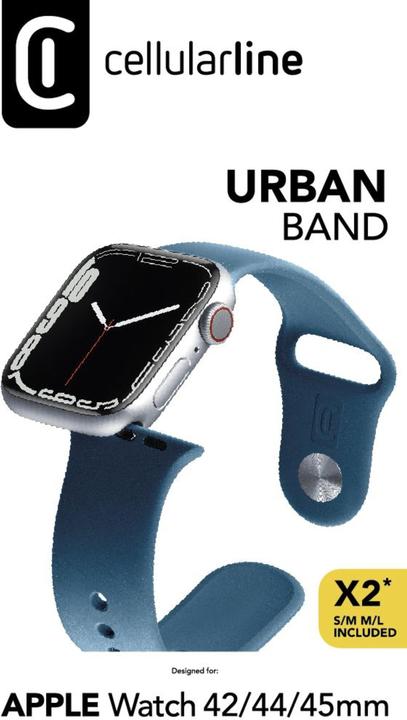 Immagine prodotto Cellularline Urban Band (44 mm, 42 mm, Silicone)