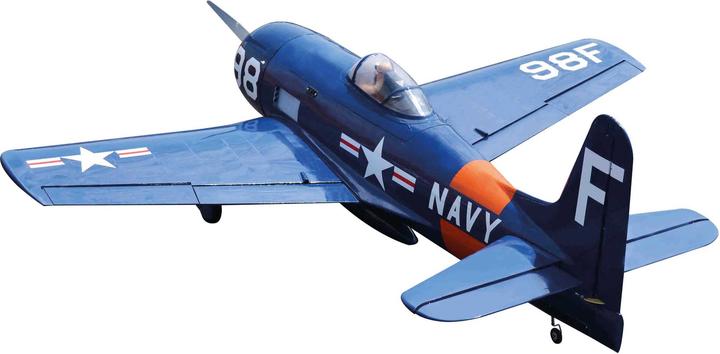 Actual product image Seagull Models SG-Models ) Grumman F8F-2 Bearcat "NAVY" ARF 71" Warbird with retractable (Warbird)