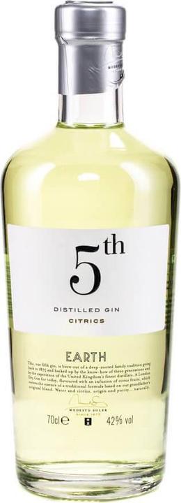 Actual product image 5th Gin EARTH Gin Citrics (1 x 70 cl)