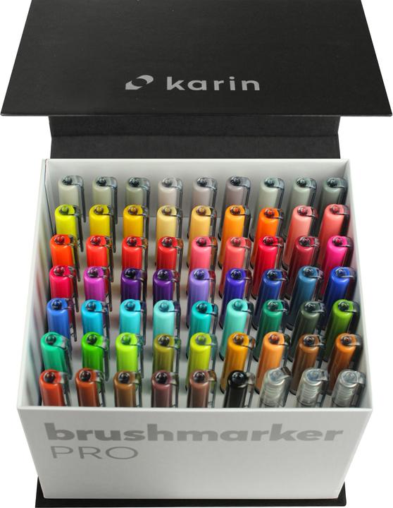 Karin Brush Marker Pro Mega Box (Multicoloured, 60 x)