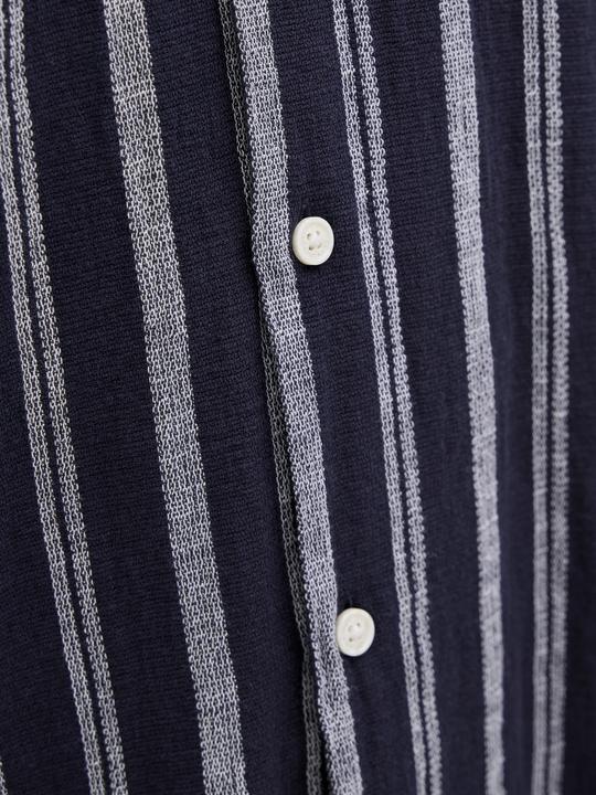 Actual product image Jack & Jones Jjeenzo Stripe Resort Shirt Ss Sn (XS)