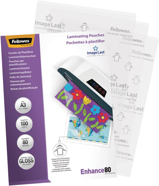 Fellowes Enhance 80 (A3, 100 Stück, 80 µm)