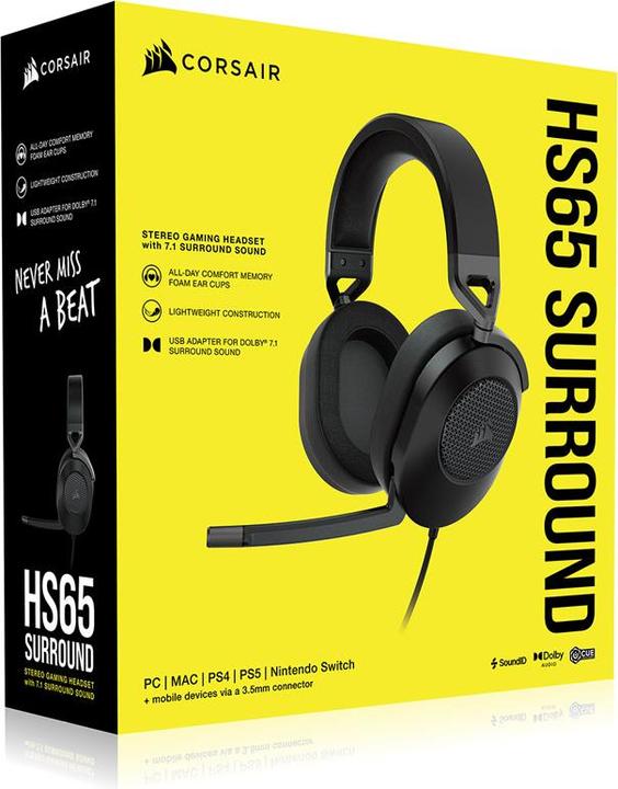 Produktbild Corsair HS65 Surround (Kabelgebunden)