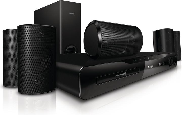 Actual product image Philips HTS4562/12, 3D 5.1 Blu-ray home cinema system, 1000 watts (105 W)
