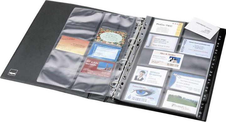 Image du produit Sigel Pochettes pour classeurs à anneaux pour cartes de visite (A8)