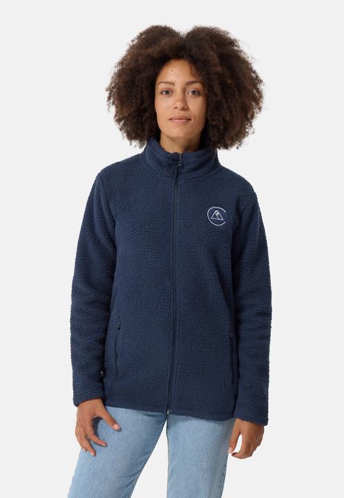 Cash-Mere Retro-Fleece-Jacke aus recyceltem Polyester