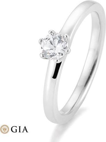 Actual product image Breuning 6 prong set 0.60-1.00 ct. (55, 750/18 K Gold)