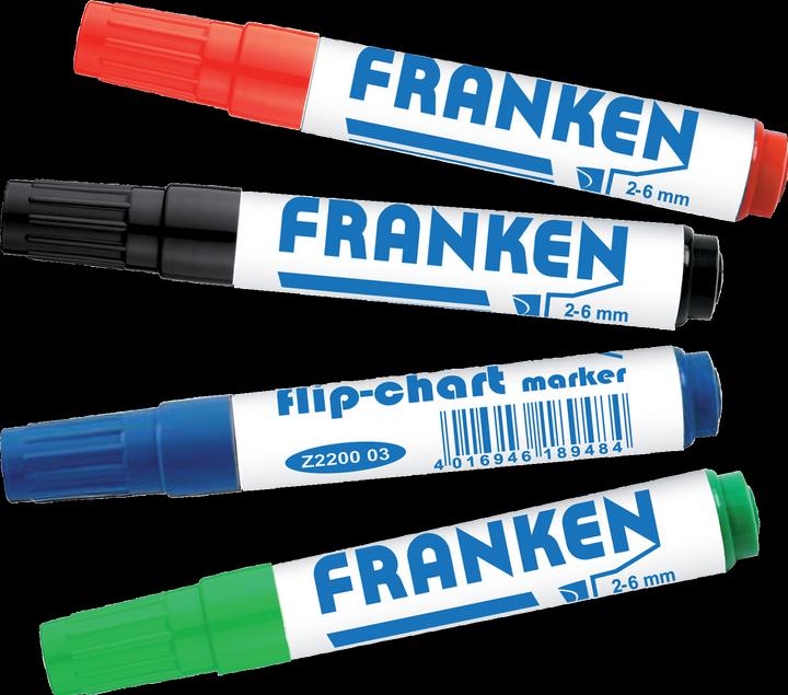 Actual product image Franken Flipchart Marker (Multicoloured, 6 mm, 4 x)