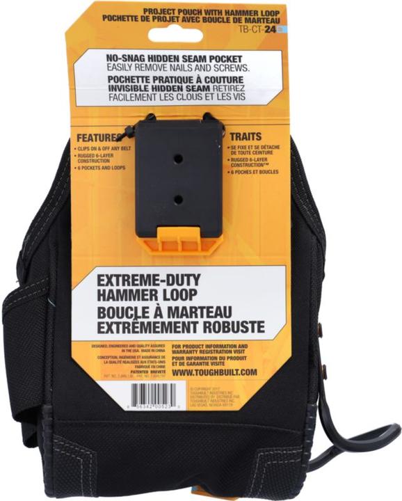 Actual product image ToughBuilt Project bag