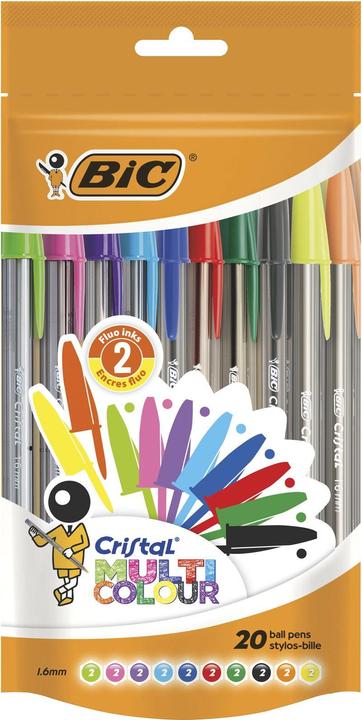 Immagine prodotto Bic Cristal (Multicolore, 20 x)
