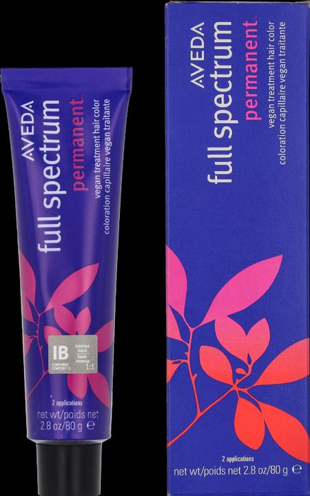 Produktbild Aveda Full Spectrum Permanent Cream Hair Color 80g 1B Intensive Base - Neu (1B Intensive Base)