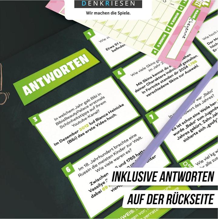 Produktbild Denkriesen VOLL VERSCHÄTZT A4-Block - Knapp daneben ist auch gewonnen. - Junior Edition (Deutsch)