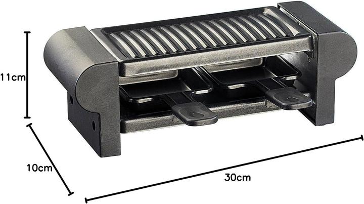 Produktbild Rosenstein & Söhne Raclette für 2 mit Grillaufsatz & heissem Stein