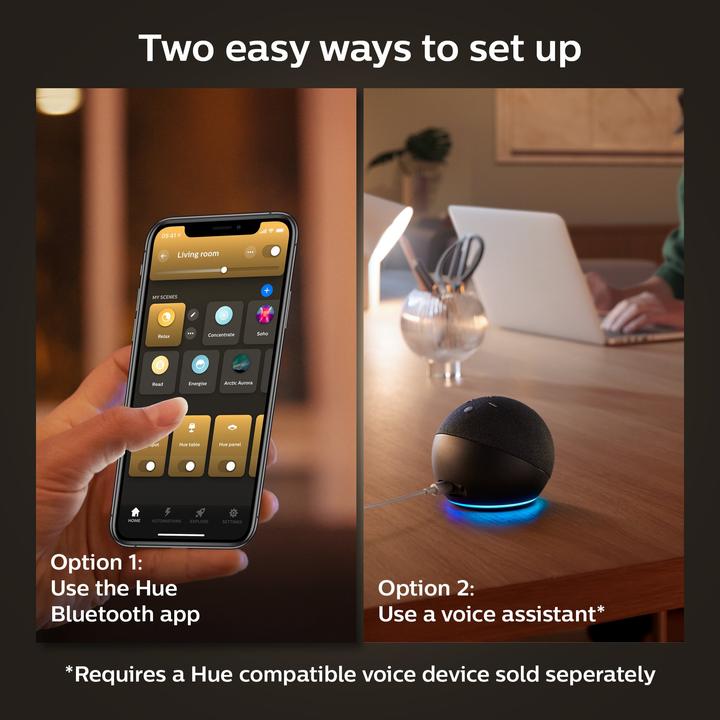 Immagine prodotto Philips Hue White Ambiance Milliskin inkl. Dimmschalter (350 lm, GU10)