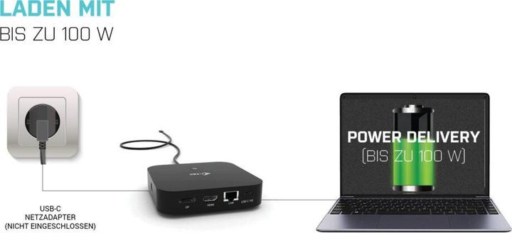 Image du produit i-tec Station d'accueil USB-C HDMI DP (USB-C, 3 Ports)