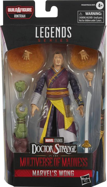 Produktbild Hasbro Legends Series Marvel’s Wong Sammelfigur (15 cm), 4 Accessoires und 1 Build-A-Figure Element