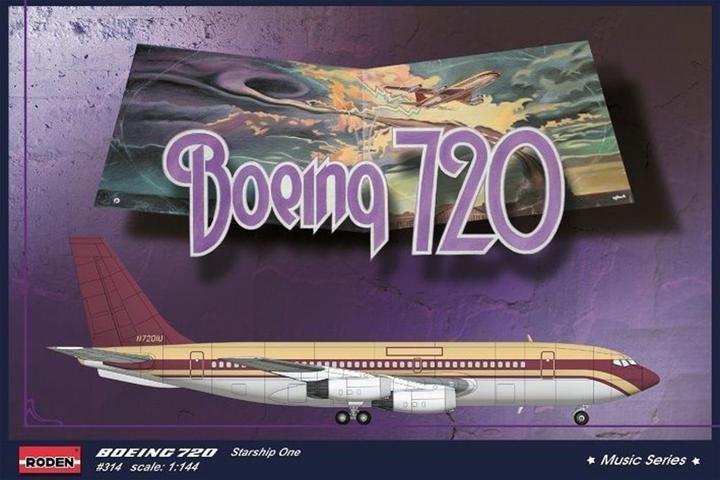 Actual product image Roden Boeing 720 Startship One "Music series