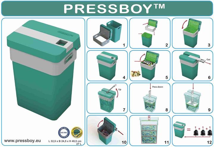 Produktbild Pressboy Abfalleimer (35 l)