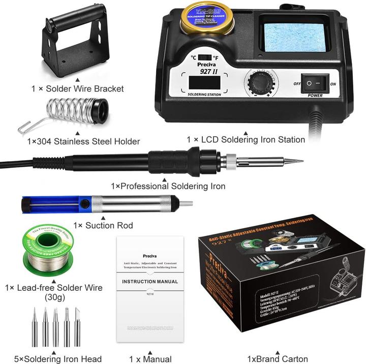 Actual product image Preciva Soldering station