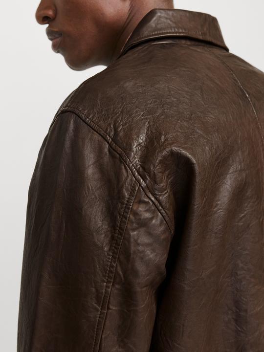 Produktbild Jack & Jones Jorcrincle Leather Jkt Styd Aw24 (L)