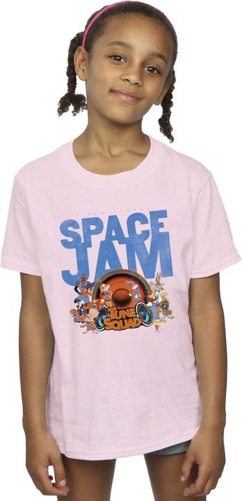 Actual product image Space Jam Girls Tune Squad Cotton T-Shirt (152, 158)