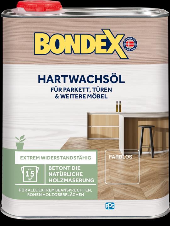 Actual product image Bondex Hartwachsöl (Nature, 0.75 l)
