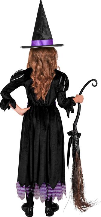 Image du produit Widmann Costume de sorcière pour enfants en noir - violet (158)