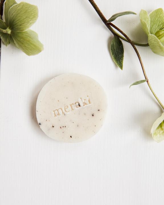 Actual product image Meraki Sesame Scrub (Hard soap)