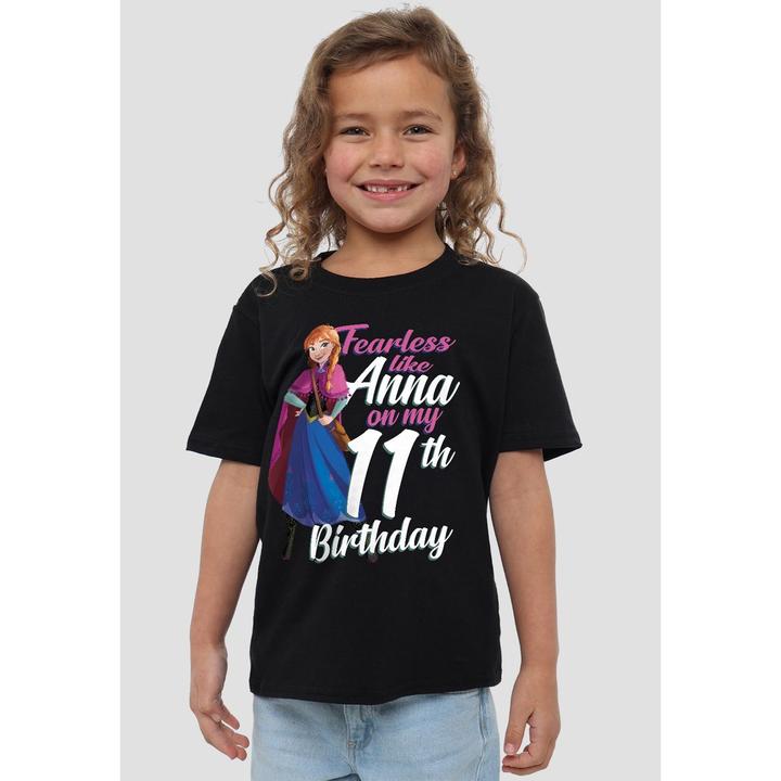 Immagine prodotto Disney Frozen Fearless Like Anna Maglietta 11 ° compleanno Bambini (152, 158)