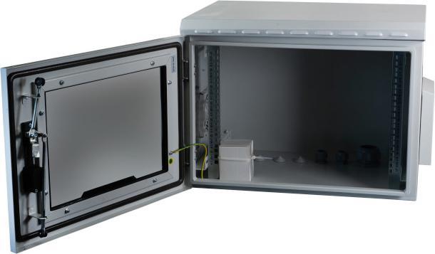 Immagine prodotto EFB Elektronik 691709IP55.1G Scaffale a parete Rack 9U Grigio chiaro (9 HE, Rack da 19 pollici)