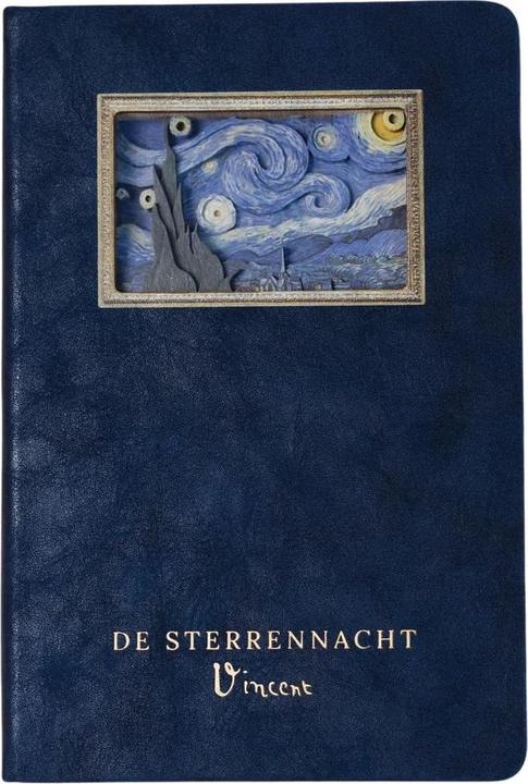 Cartartem Van Gogh "Starry Night" - 3D Notizbuch (Blanko, Harter Einband)