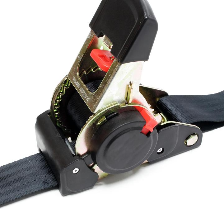 Produktbild Wiltec Automatik Spanngurt 3m 50mm 750daN PES selbstaufrollend Zurrgurt Ratschengurt