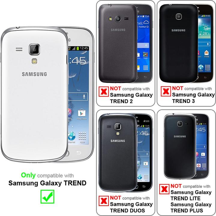 Actual product image Cadorabo TPU Brushed Cover (Samsung Galaxy Trend)